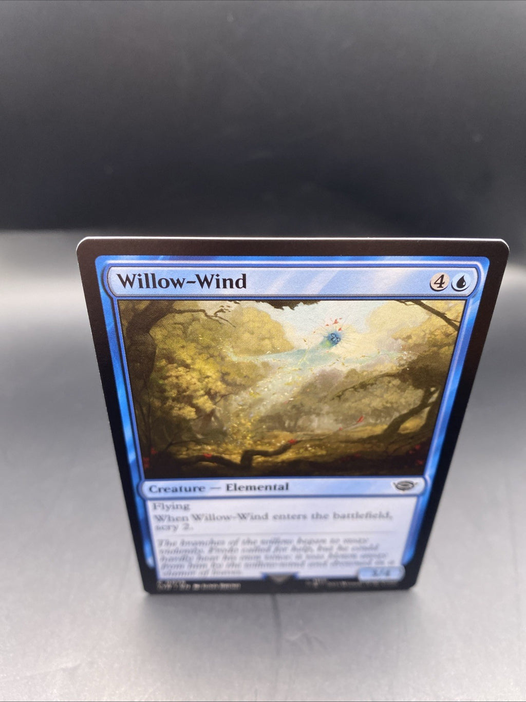MTG Willow-Wind (Foil) [Tales of Middle-Earth, Near Mint] + Regular Card