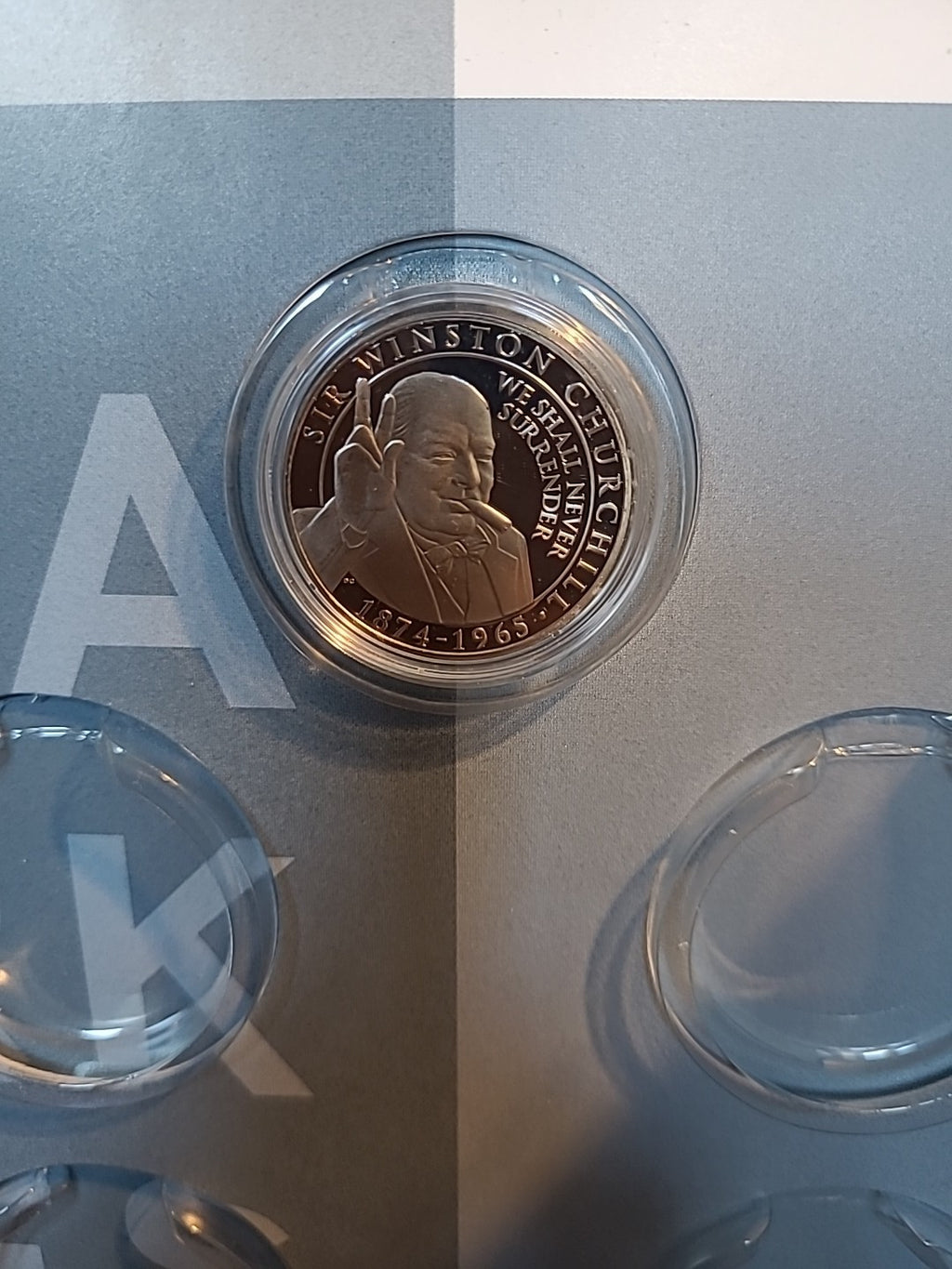 London Mint "We Shall Never Surrender" Gibraltar Half Crown 2020 Coin & COA