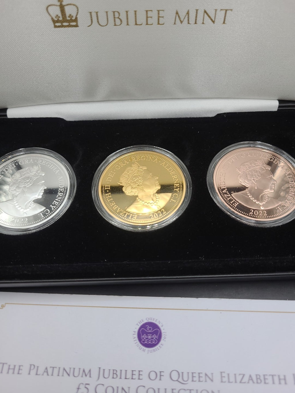 2022 Queen Elizabeth II Platinum Jubilee £5 Coin Collection, Limited Edition