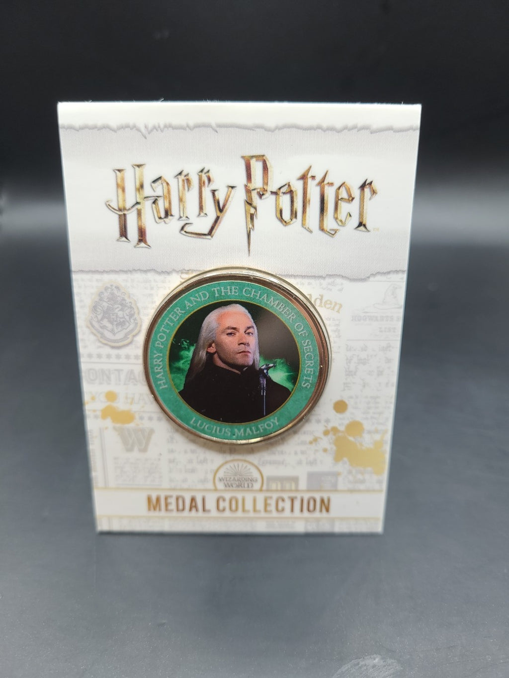Harry Potter Medal Coin Collection - Chamber Of Secrets - Lucius Malfoy 