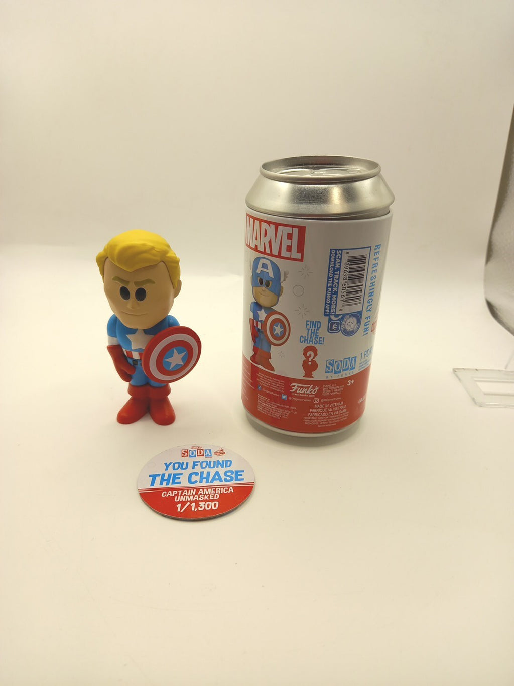 funko soda captain america Chase Edition 1/1300
