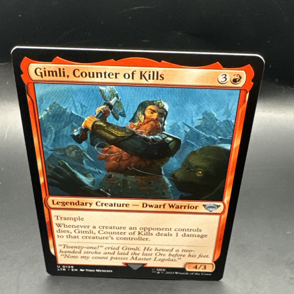 [MTG] Gimli, Counter of Kills (Foil) (0129) (LTR) NM