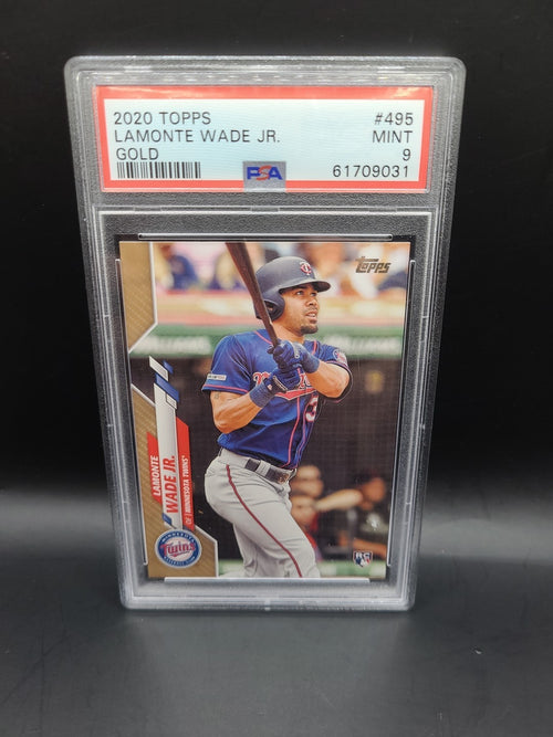 2020 Topps #495 LaMonte Wade Jr. Gold /2020 Rookie B1-T12 PSA Graded 9