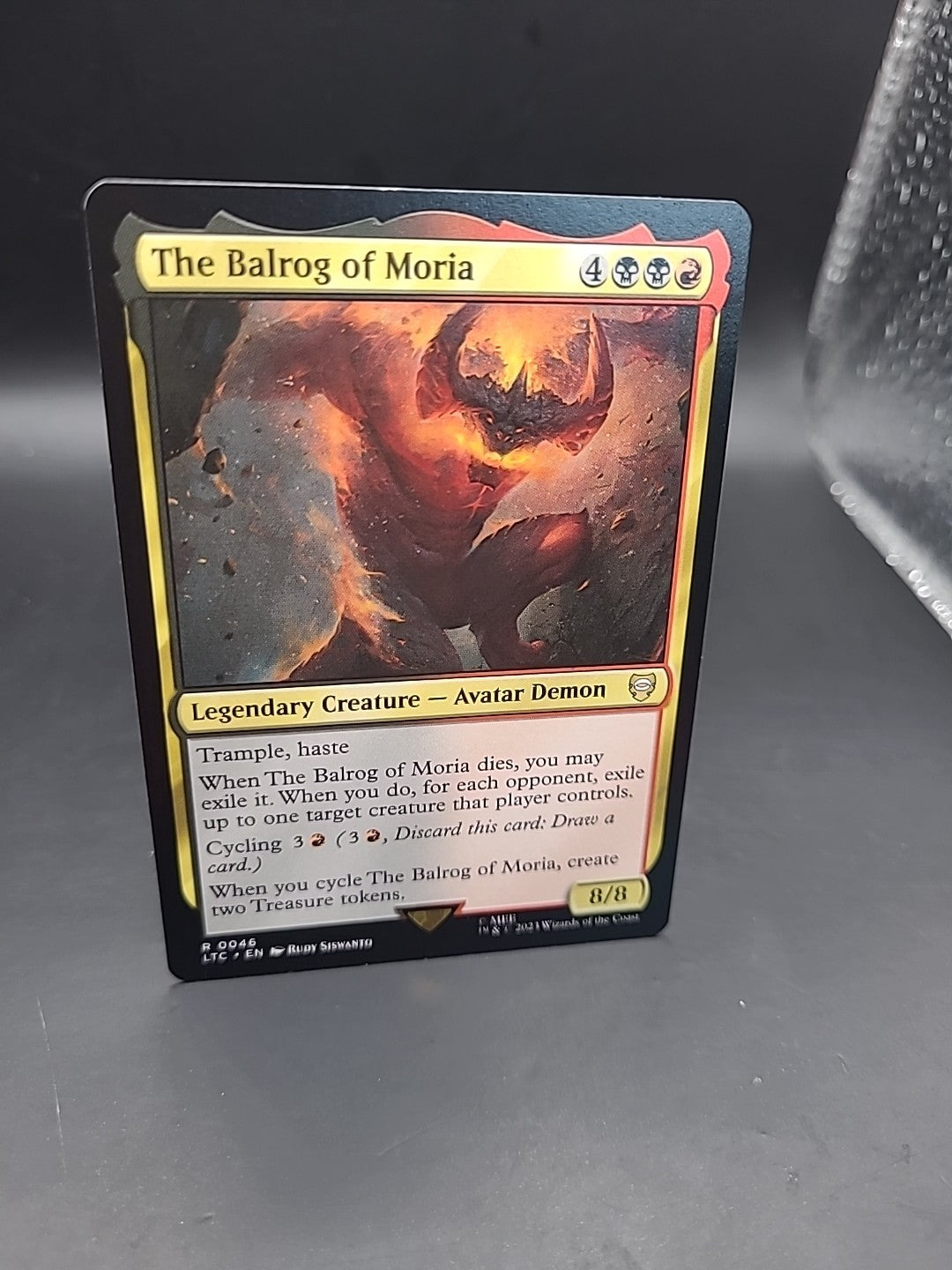 MTG The Balrog of Moria 0046 Commander: The Lord of the Rings NM