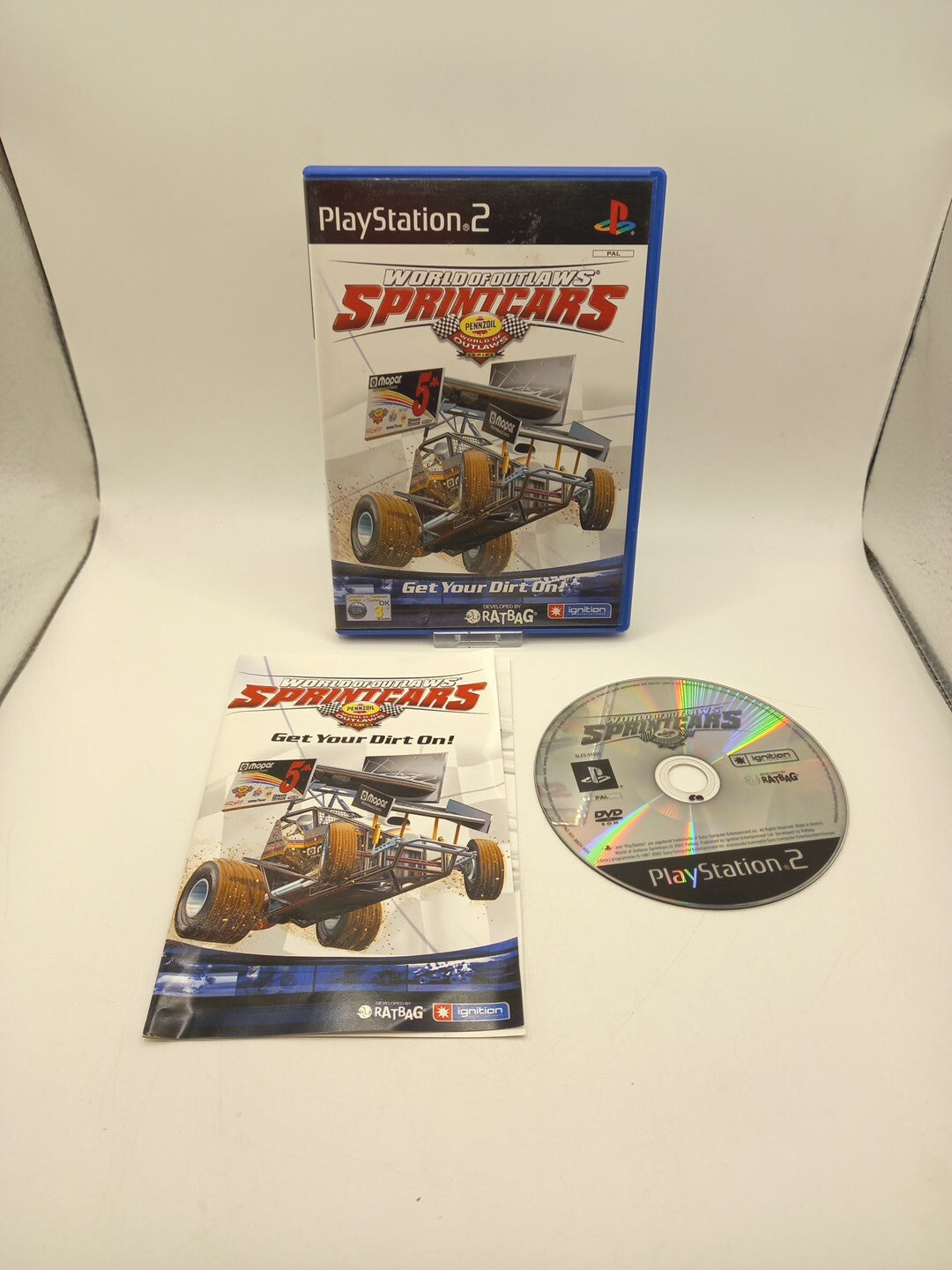 World of Outlaws Sprint Cars 2002 (Sony PlayStation 2, 2002) - US Version