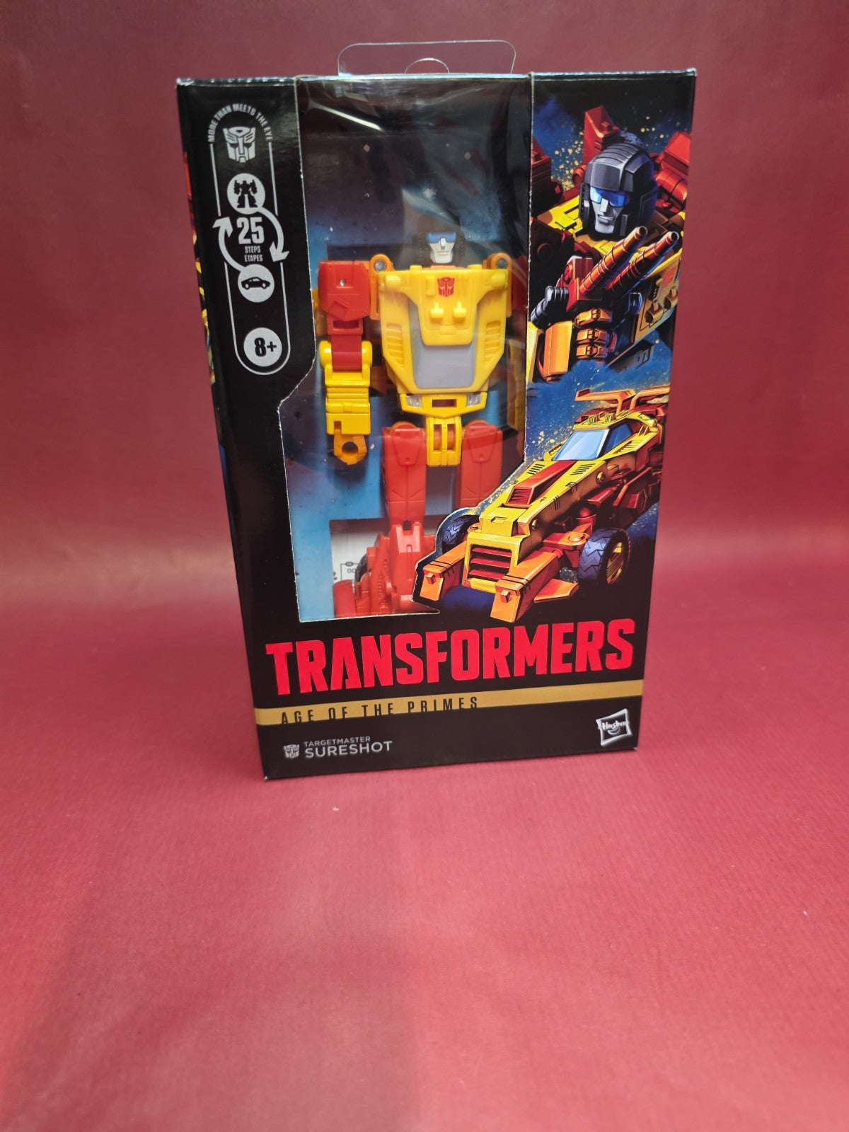 Transformers Age of the Primes Deluxe Class Targetmaster Sureshot Action Figure