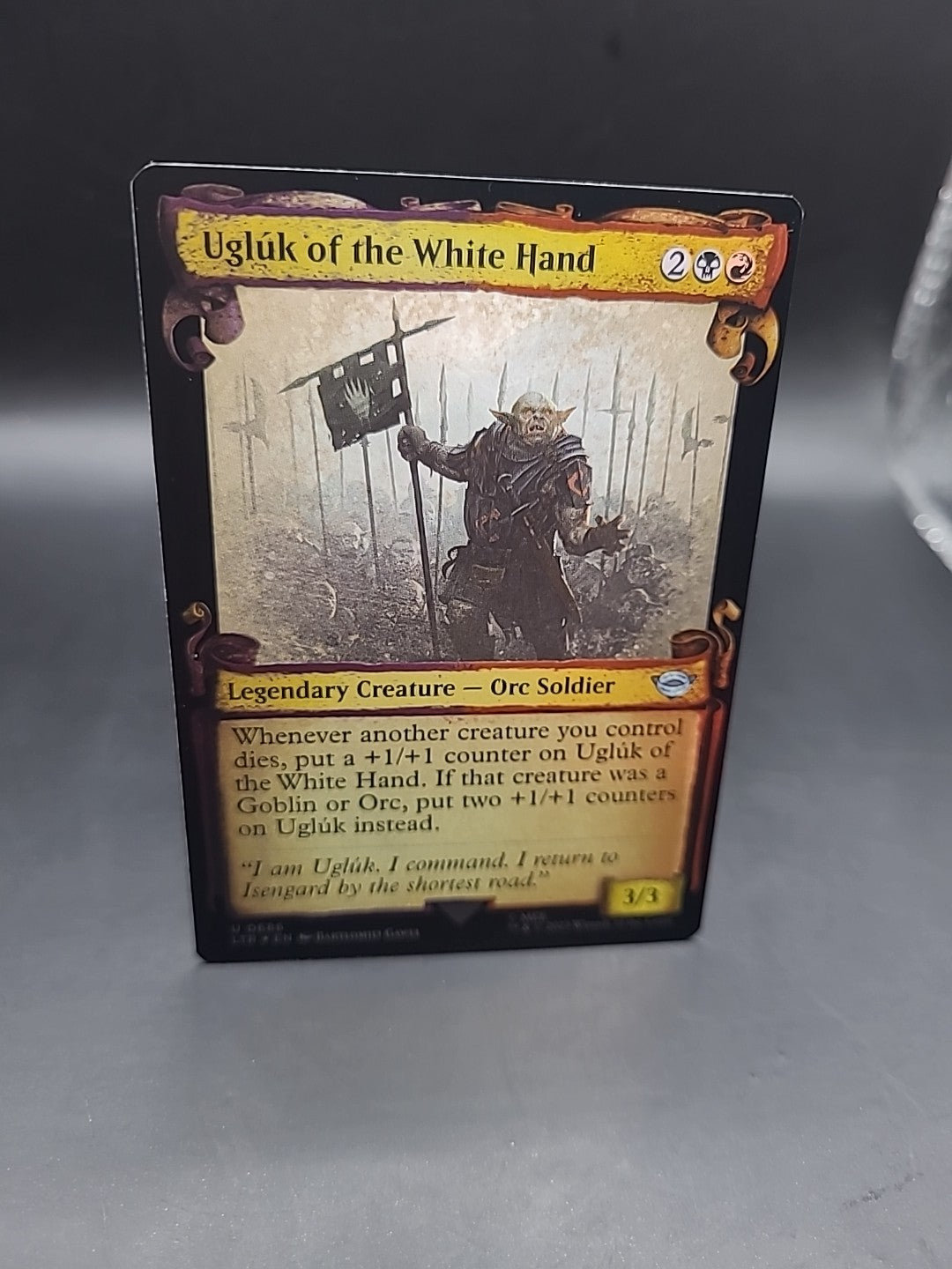 MTG Ugluk of the White Hand (Foil Scroll Showcase) [Tales of Middle-Earth U 0686