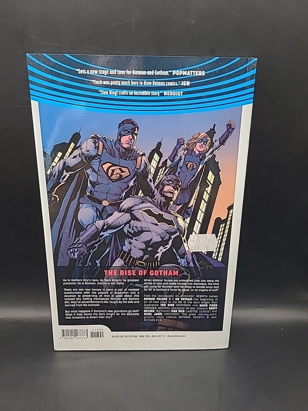 Batman I Am Gotham 1 King Finch DC Universe Rebirth (Paperback) 9781401267773 <