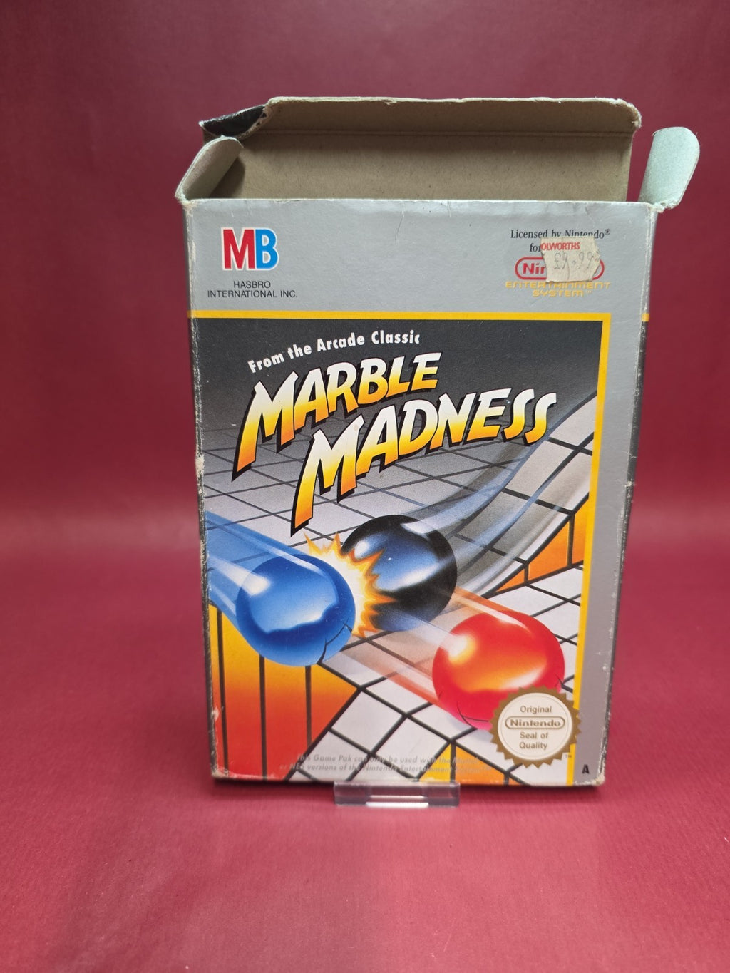 MARBLE MADNESS NES.  Read Description