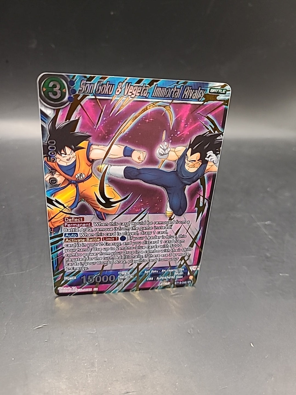Son Goku & Vegeta, Immortal Rivalry BT19-048 SR - Dragon Ball Super Card