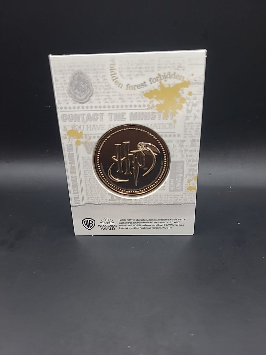Harry Potter Medal Coin Collection - Artefacts And Spells - Stupefy