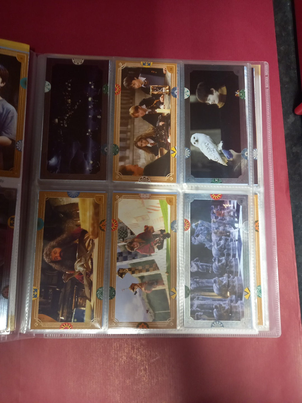 Harry Potter (Contact) Trading Card Album Complete With 140 Trading Cards 