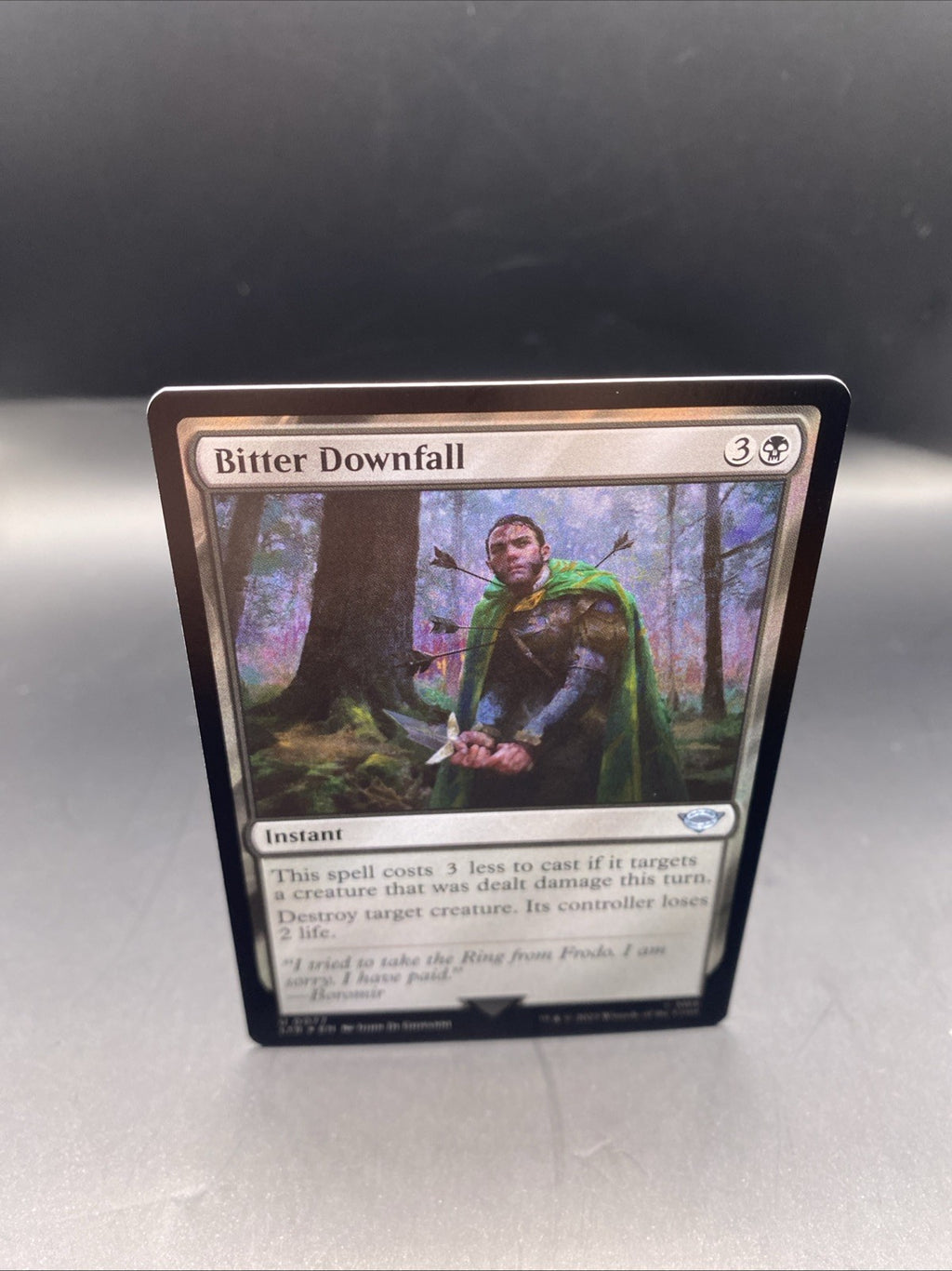 Bitter Downfall Foil MTG + Regular Card