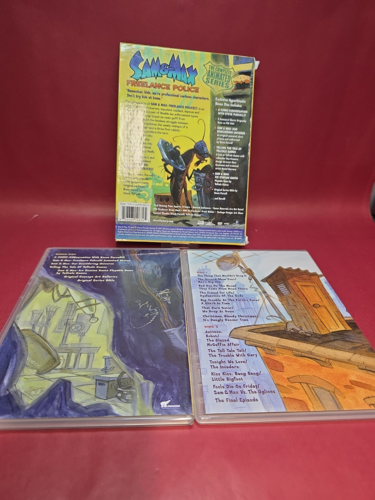 Sam and Max Freelance Police: The Complete Series (DVD, 2008) REGION 1