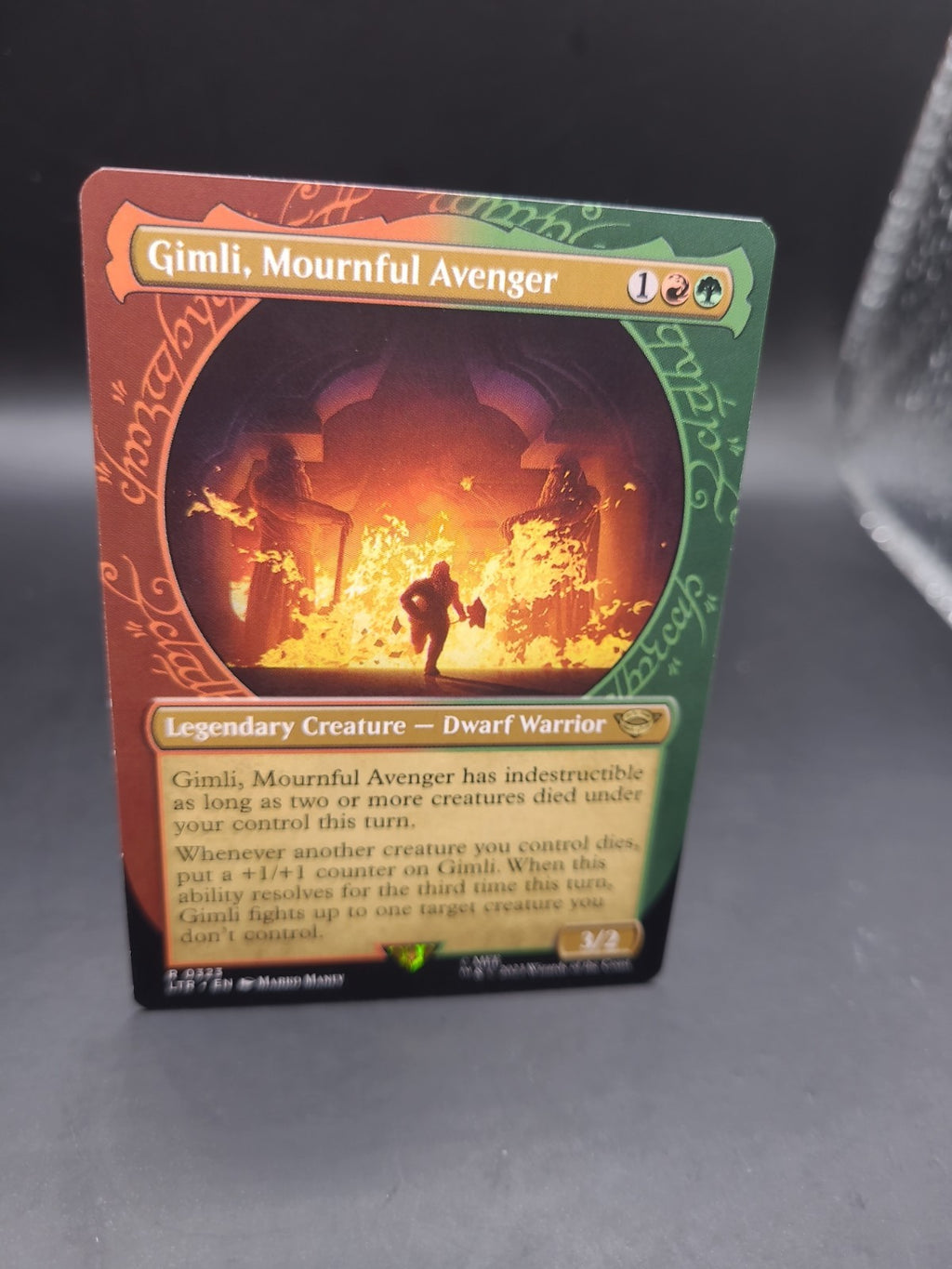 Gimli, Mournful Avenger MTG Non Foil LOTR - R 0323