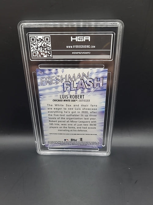 2020 Topps Chrome - Freshman Flash Luis Robert #FF-5 (RC) Graded 9.5 HGA
