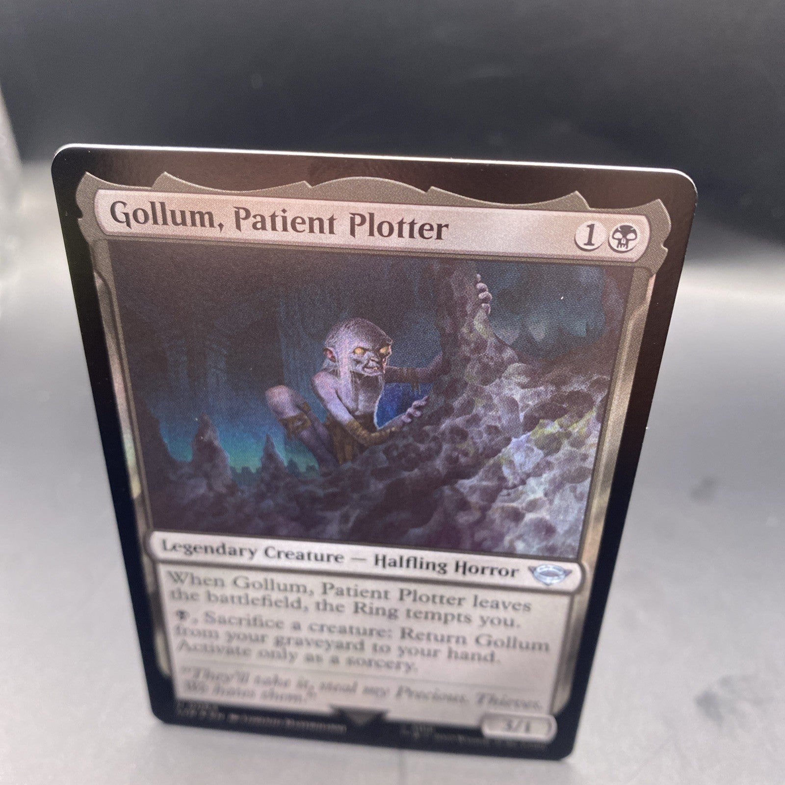 MTG Gollum, Patient Plotter (FOIL) 0084 Lord of the Rings M/NM Free UK P&P