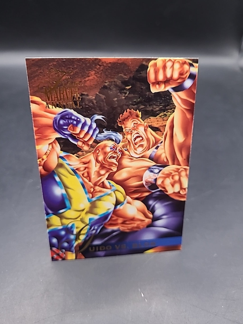 GUIDO VS. BLOB / 1995 Fleer Flair Marvel Annual BASE Trading Card #30