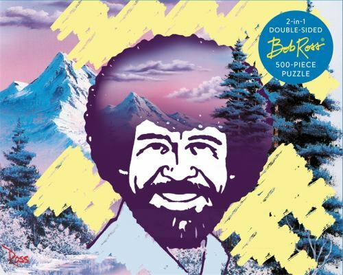 Bob Ross 2-in-1 Double Sided 500-Piece Puzzle by Robb Pearlman
