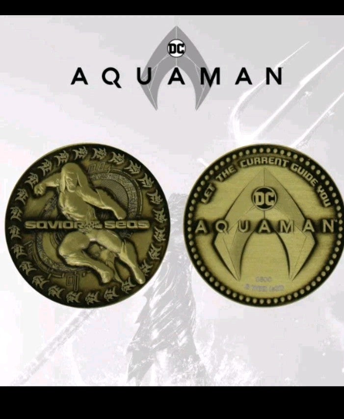 DC Aquaman Limited Edition Collectible Coin