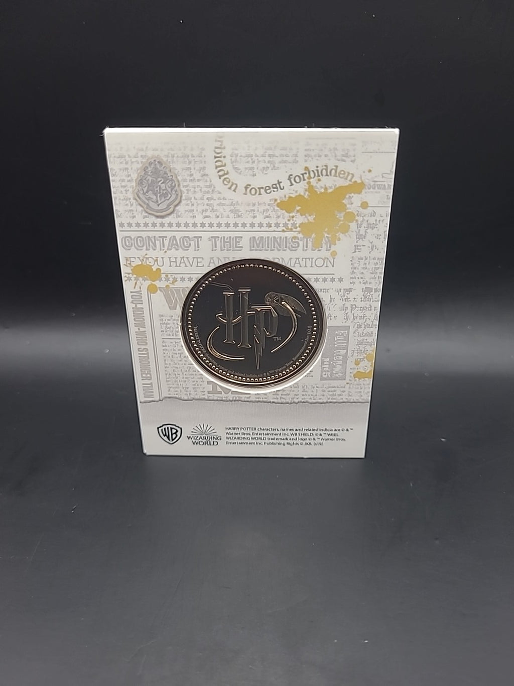 Harry Potter Medal Coin Collection - Artefacts And Spells - Vanishing Cabinet 