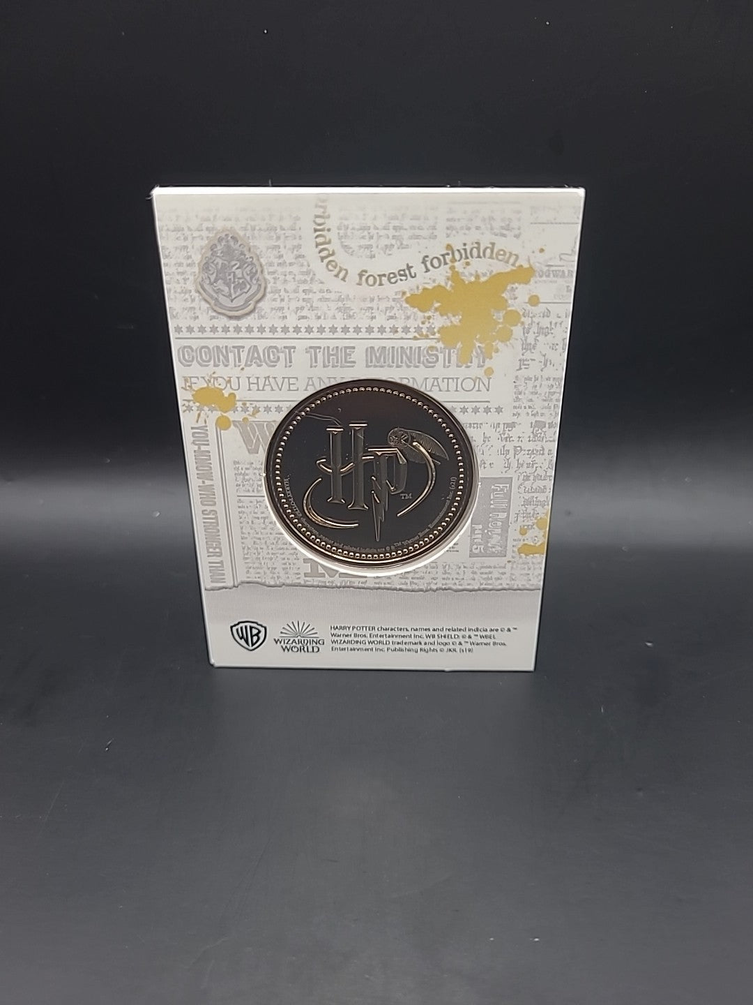 Harry Potter Medal Coin Collection - Artefacts And Spells - Vanishing Cabinet 