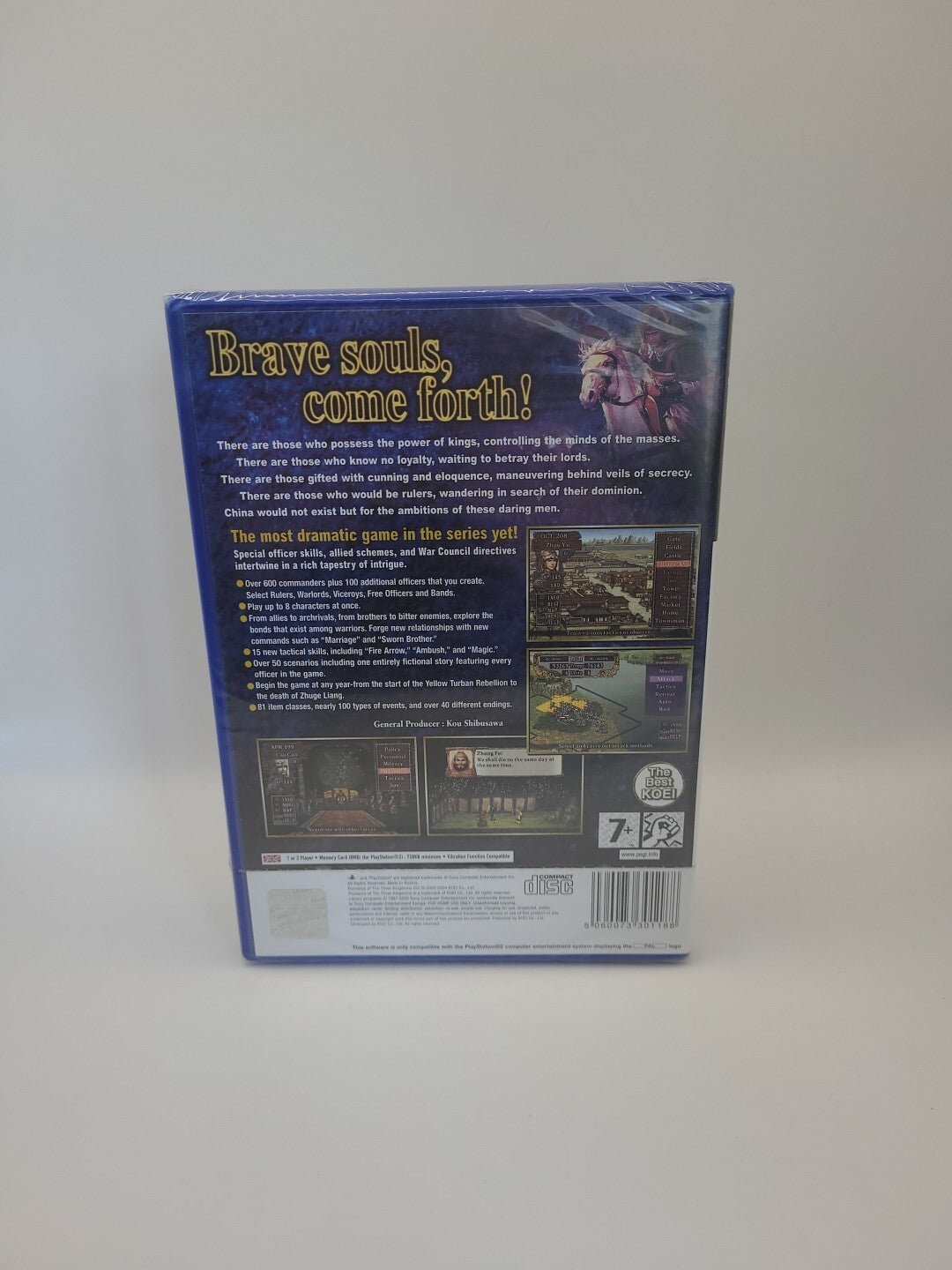 Romance In The Three Kingdoms VIII (8): PS2 Game - New And Sealed
