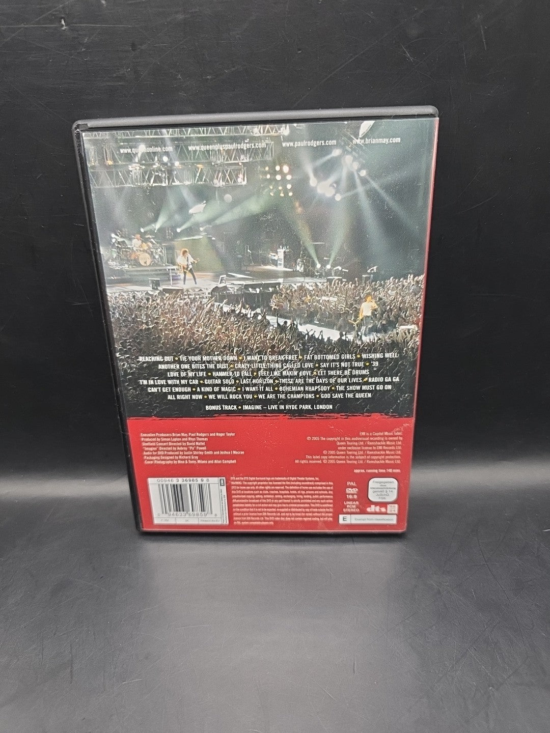 Queen + Paul Rodgers - Return of the Champions - Live at Sheffield 2005 DVD