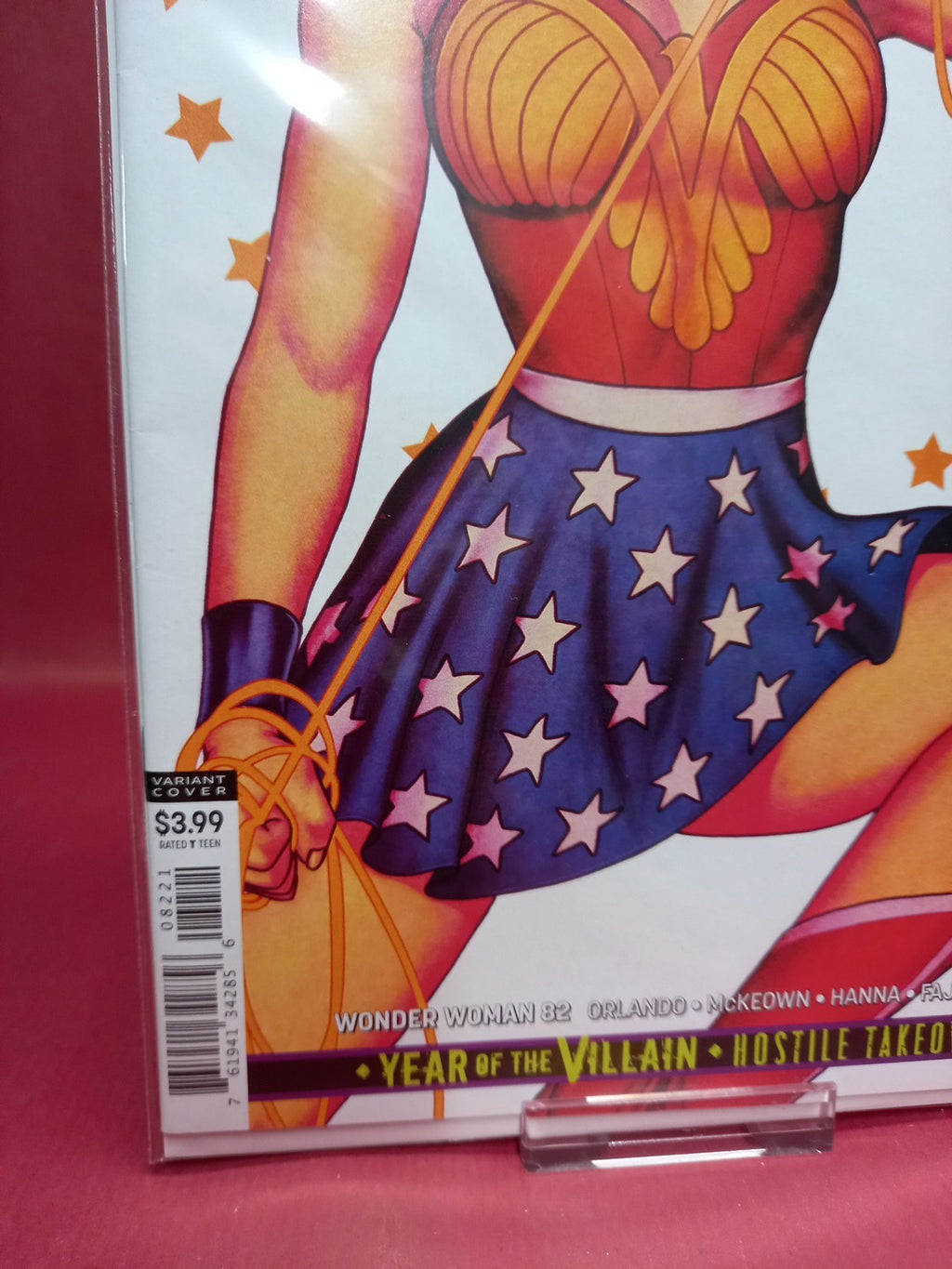 Wonder Woman #82 Variant Cover. Year Of The Villain