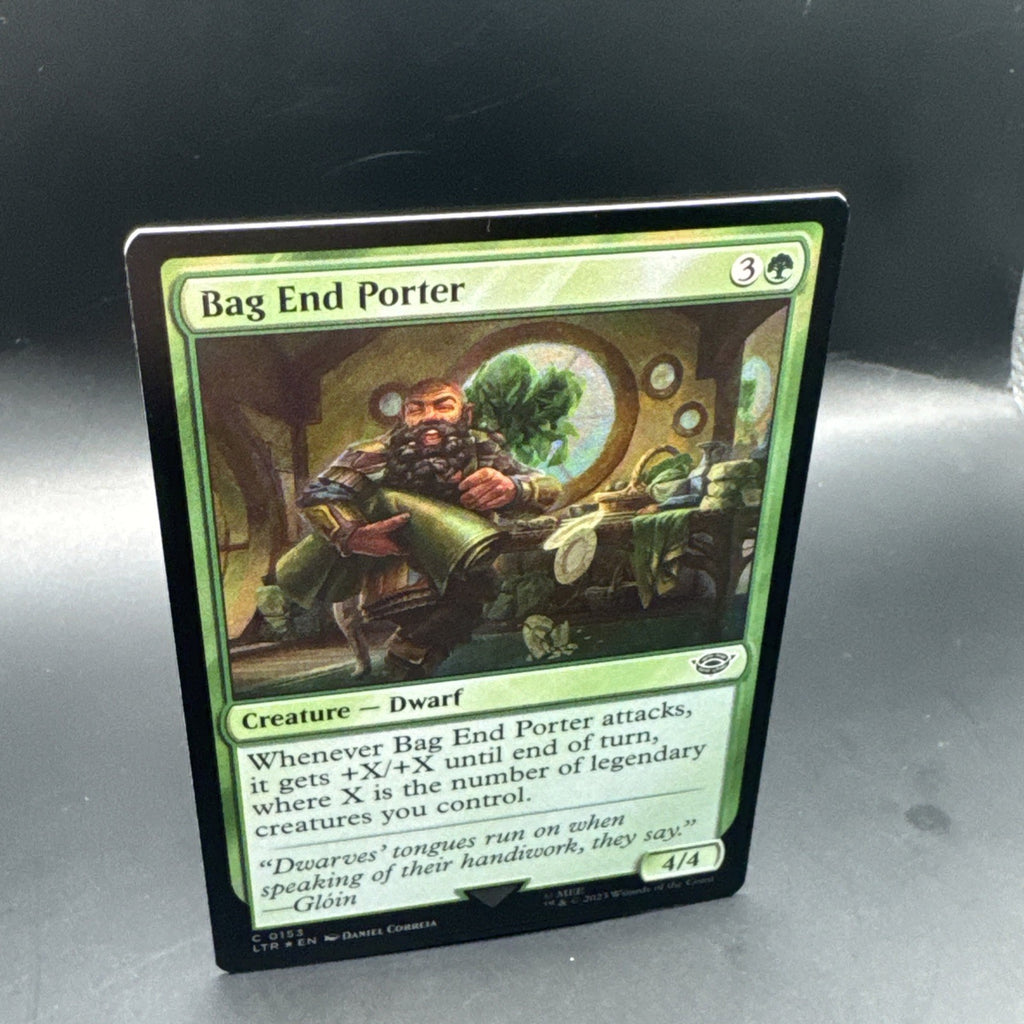 [MTG] Bag End Porter (Foil) C0153)LTR + 1 Regular Card