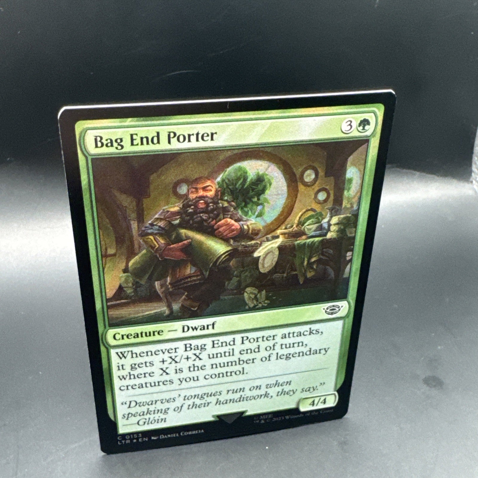 [MTG] Bag End Porter (Foil) C0153)LTR + 1 Regular Card