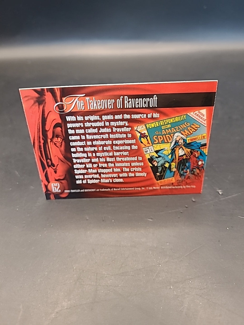 Fleer Flair Marvel Annual 1995 Judas Traveller Trading Card #62