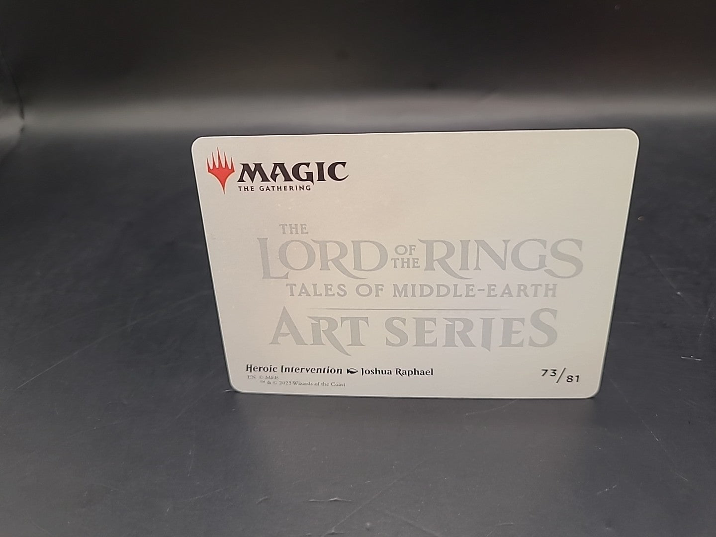 MTG Heroic Intervention Lord Of The Rings Art Series 73/81
