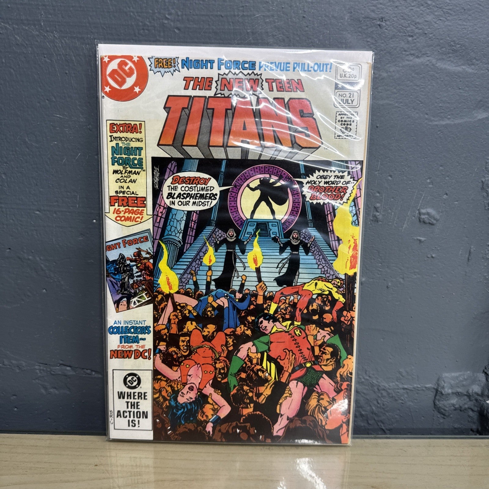 The New Teen Titans #21, DC Comics