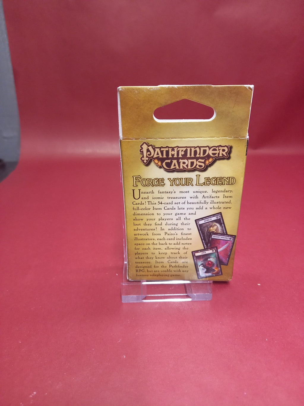 Artifacts Item Cards by Paizo Publishing Staff (2014, Game)