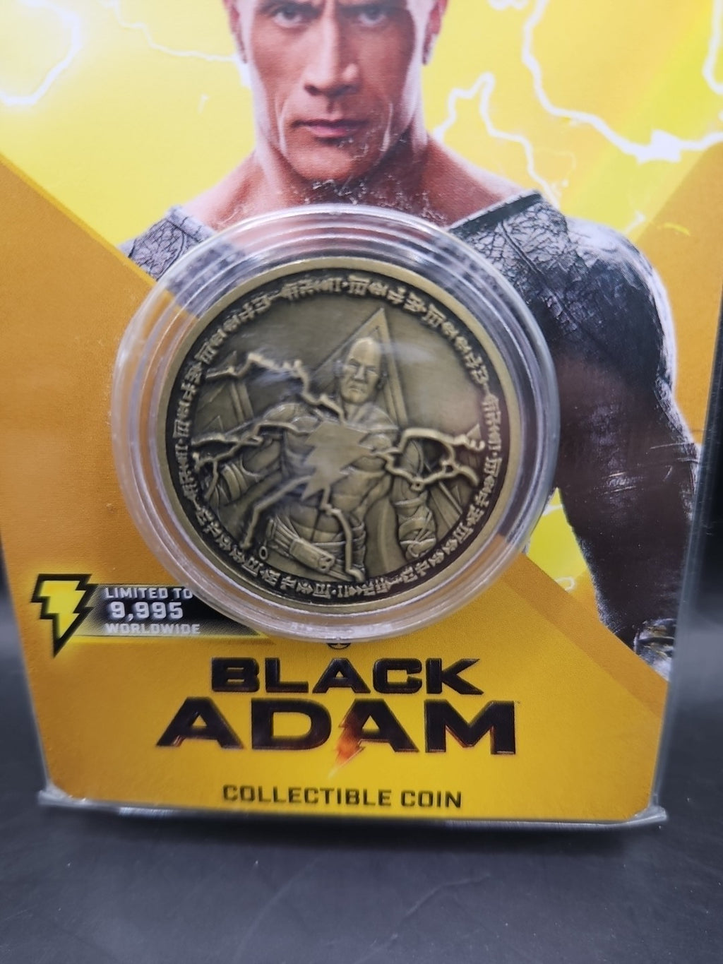 DC Black Adam Limited Edition Collectible Coin 9,995 Worldwide