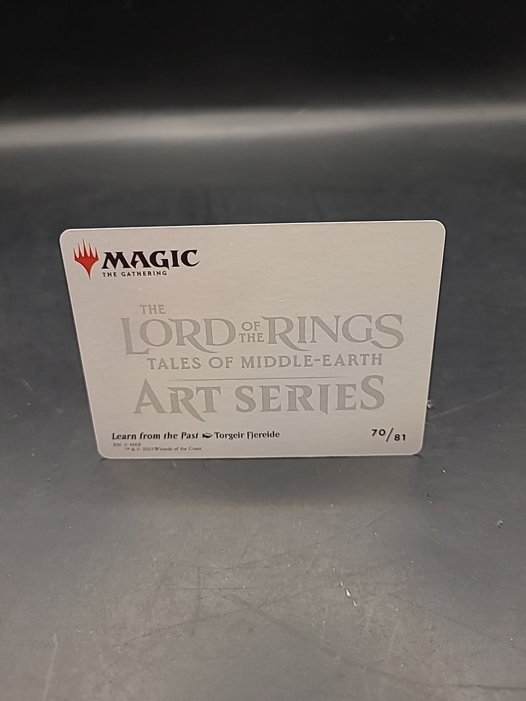 1x Art Series (70/81) - Learn from the Past MTG The Lord of the Rings: Tales of 