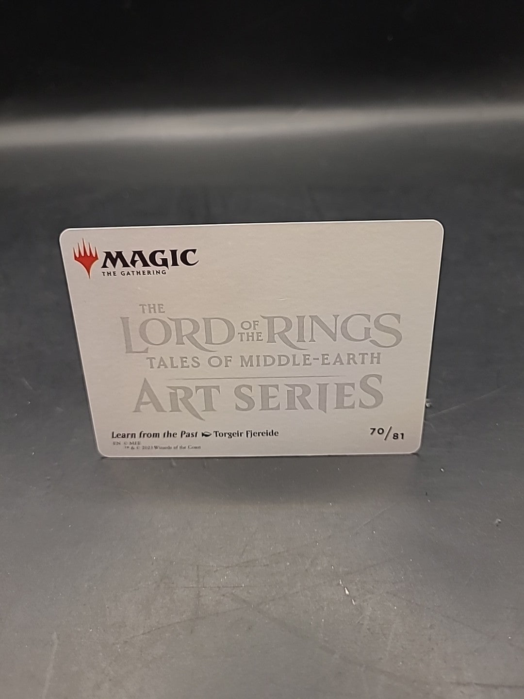 1x Art Series (70/81) - Learn from the Past MTG The Lord of the Rings: Tales of 