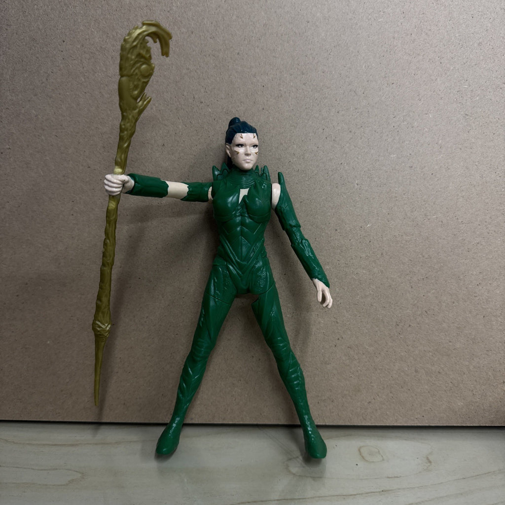 POWER RANGERS 6.5" RITA REPULSA FIGURE WITH SPINNING STAFF BANDAI 2017