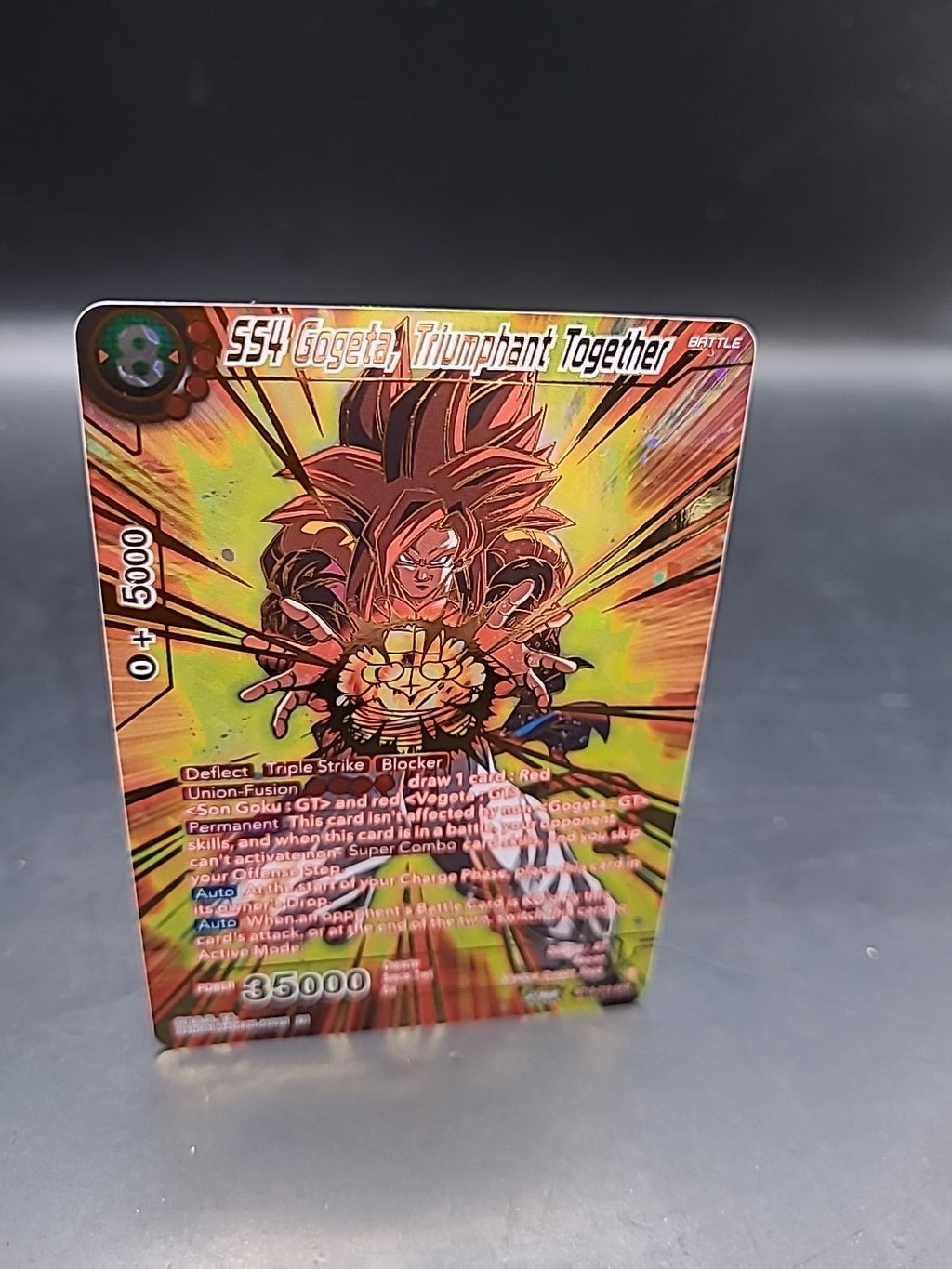 SS4 Gogeta, Triumphant Together (BT18-019 SPR) Dragon Ball Super Card Game