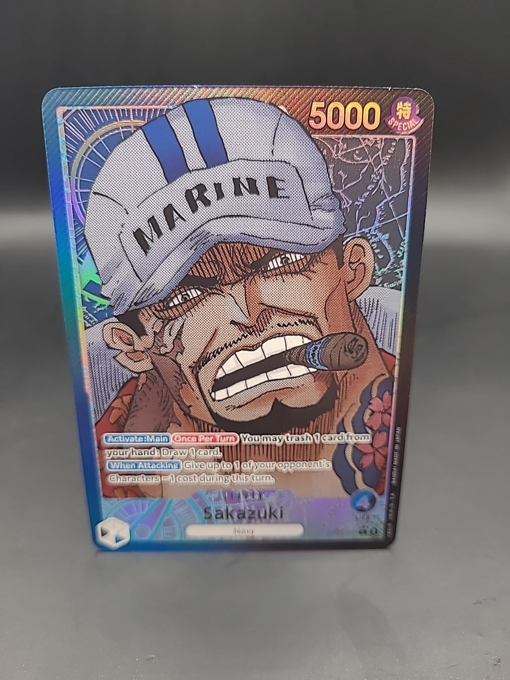 Sakazuki OP05-041 Alt Art Leader Awakening of the New Era English One Piece Card