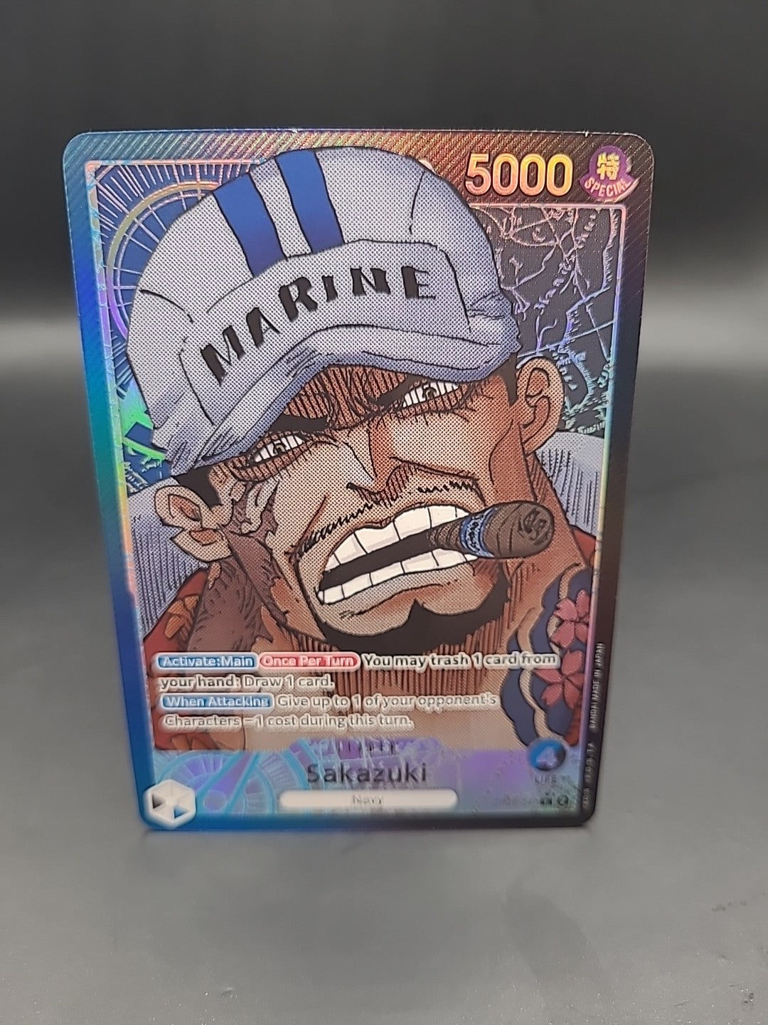 Sakazuki OP05-041 Alt Art Leader Awakening of the New Era English One Piece Card