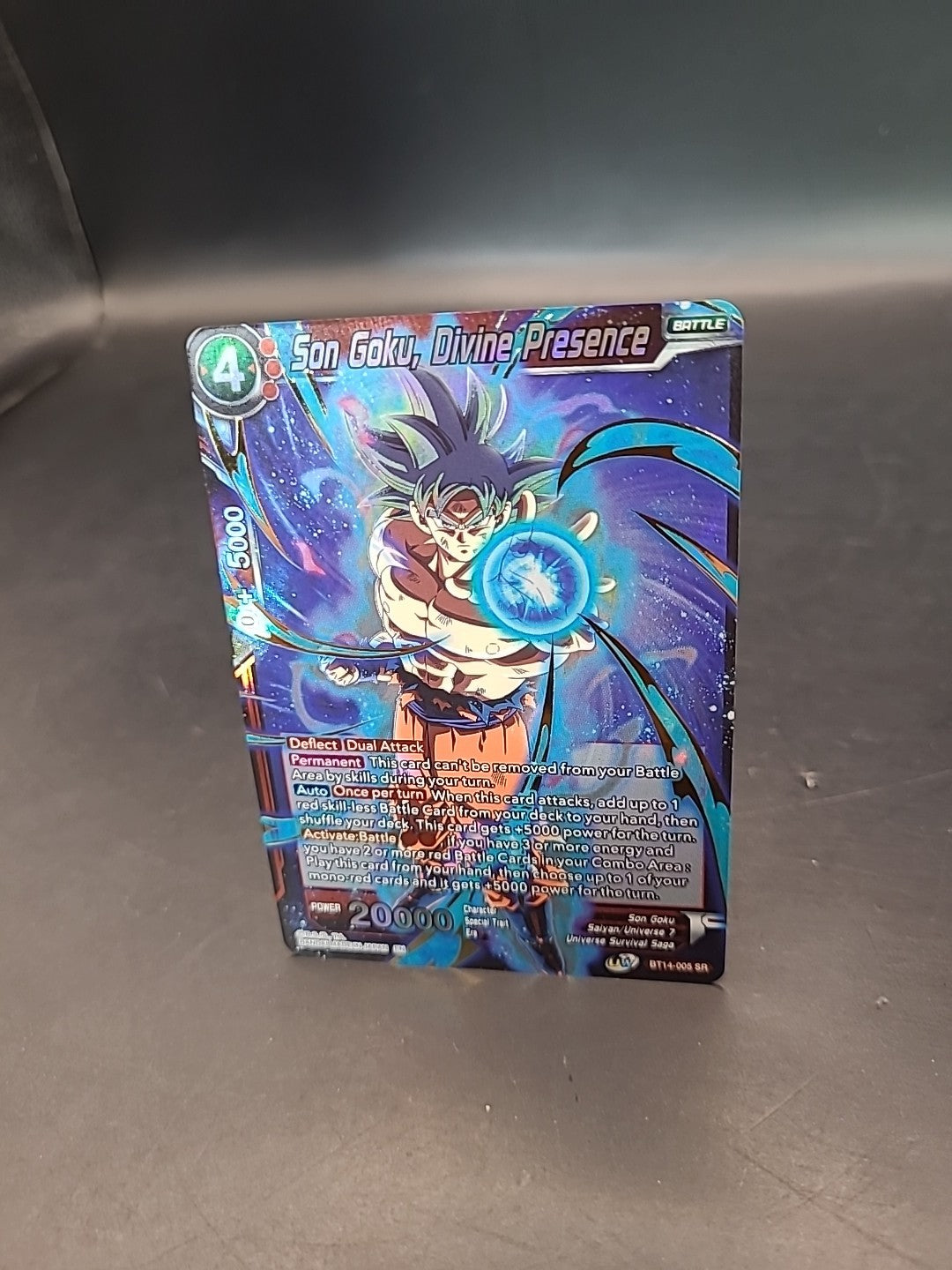 Son Goku, Divine Presence BT14-005 SR - Dragon Ball Super Card Game