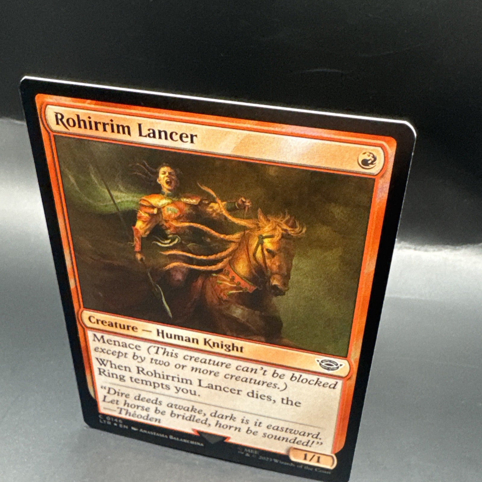 MTG Rohirrim Lancer (FOIL) C0146 + 1 Regular Card