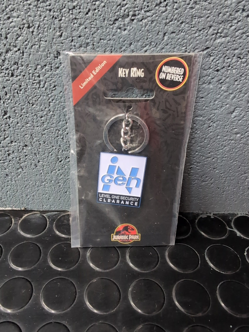 Jurassic Park Limited Edition InGen Keyring  | Officially Licensed | NEW (A2)
