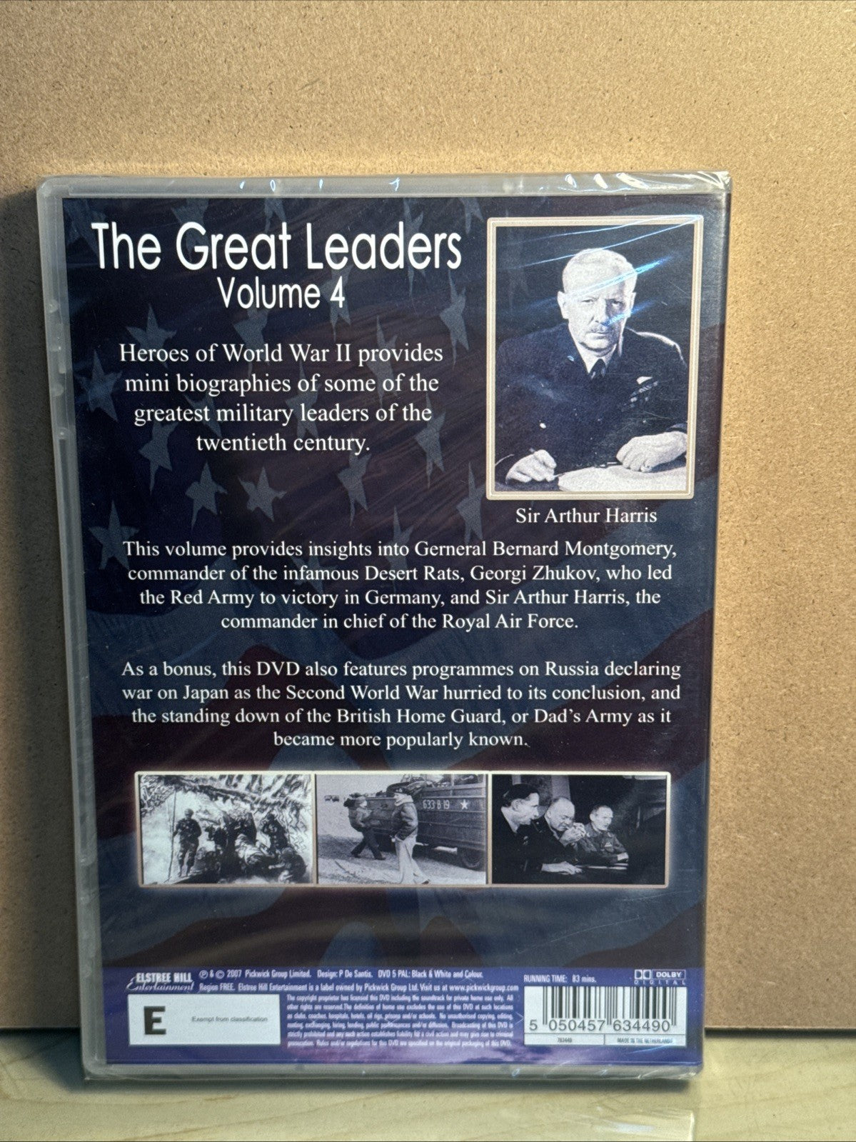 71151 DVD - Heroes Of WWII Vol 4 The Great Leaders New And Sealed