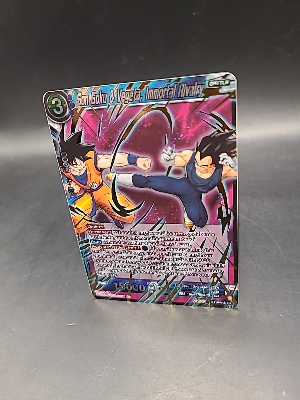 Son Goku & Vegeta, Immortal Rivalry BT19-048 SR - Dragon Ball Super Card