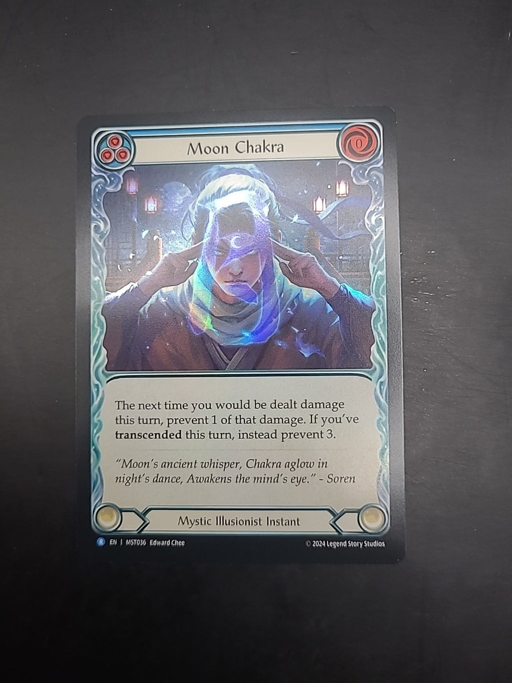 Moon Chakra Blue Foil - MST036 NM - FaB Flesh and Blood