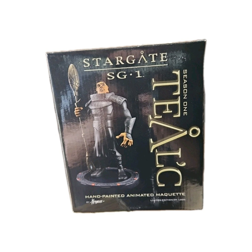 Stargate SG-1 Teal'c Animated Maquette Statue Figure 9"  QMX Boxed #/1000