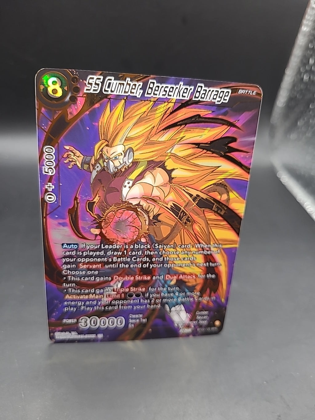 Dragon Ball Super Card Game SS Cumber Berserker Barrage SPR Foil BT20-130 *NM*